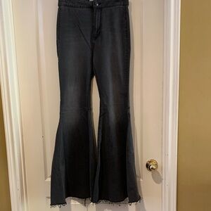 We The Free Black Flare Jeans